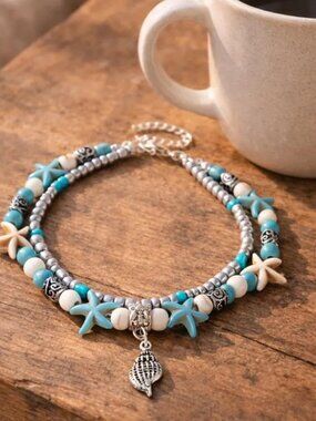 Double Layer Ankle Bracelet